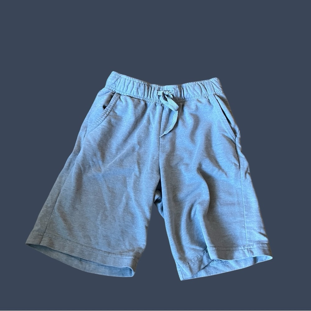 🔘CAT & JACK: Boy’s size M, gray shorts w/pockets & tie, preowned🔘